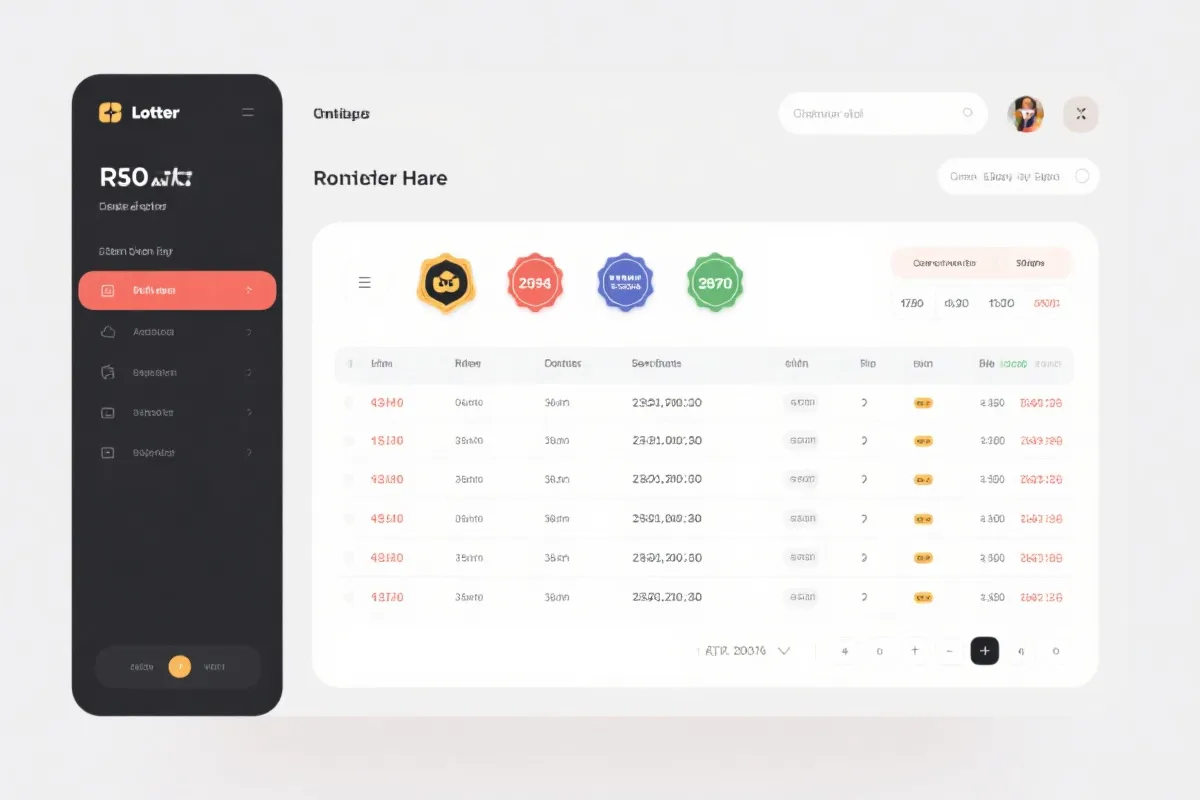 开奖数据示意图